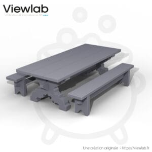 Les Tables de Mess & leurs Bancs